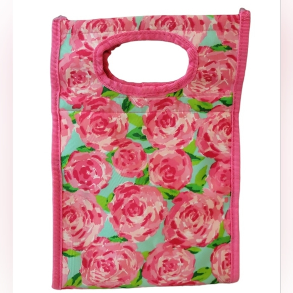 Lilly Pulitzer Handbags - Lilly Pulitzer First Impressions Hottie Pink Lunch Bag